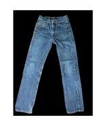 Sisley Women&#39;s Button Fly Straight Leg Jeans Sz 28 Medium Wash - $202.20 MXN