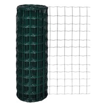 vidaXL Euro Fence Steel 82.0x5.6&#39; Green - $4,392.57 MXN