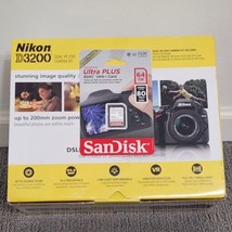 Nikon D3200 Camera 18-55 VR Kit, AF-S DX Nikkor 18-55mm f/3.5-5.6G VR Complete  - £542.10 GBP
