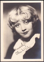 Alice White - Original ca. 1920s Film Actress Promo Photo - $15.75