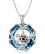 Turtle Urn Necklace for Ashes for Women Tree  - £132.51 GBP