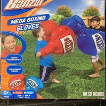 Banzai Mega Boxing Gloves One Pair Of Blue Gloves - $17.70