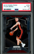 2019 Panini Prizm #259 Tyler Herro Miami Heat Rookie PSA 6 EX-MT - £7.02 GBP