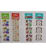 Vintage 1980s Sandylion Kromekote Prismatic Animal 4pc Sheet Sticker Lot - $74.25