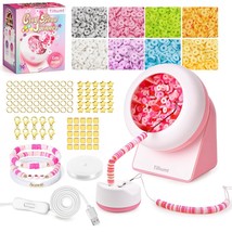 Bead Spinner With Clay Beads, Gift Beading Set For Girls, 2112Pcs Bracelet Makin - $45.99