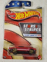 Mattel 2019 Hot Wheels Stars &amp; Stripes 70 Chevy Camaro RS 07/10 Mint New... - $7.37