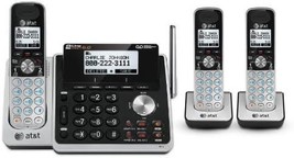 Atandt Tl88102 (2) Tl88002 3 Handset Cordless Phone (2 Line) Dect 6.0 - £187.75 GBP