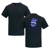 YONEX 23FW Men&#39;s Badminton T-Shirts Apparel Top Sportswear Black NWT 239TR017M - £28.87 GBP