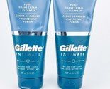 Gillette Intimate 2 in 1 Pubic Shave Cream and Cleanser 6 Fl Oz Each Lot... - $19.30