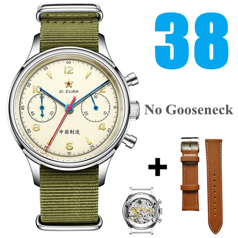 Unisex Watch SEAKOSS Men&#39;s 1963 Pilots  ST1901 Manual Winding Movement Air Force - £259.04 GBP