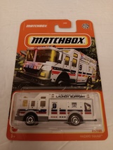 Matchbox 2022 #91 White Hazard Squad Fire Truck MBX Highway Series Mint ... - $14.99