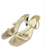 Ralph Lauren Strappy Square Slip On Pump Sandals Heels Women&#39;s Shoes Siz... - £13.11 GBP
