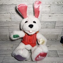 Vintage 2002 Peter Cottontail Bunny Rabbit Plush Stuffed Toy 16 in. Talking Sing - $13.10