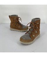 Sorel Explorer Joan Boots, Camel Brown &amp; Gray M, Women&#39;s 6.5  EUR 37.5 S... - $68.88