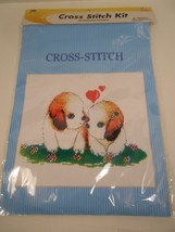 KBI Designs Cross Stitch Kit All Materials Included Puppies - £52.08 GBP