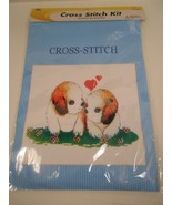 KBI Designs Cross Stitch Kit All Materials Included Puppies - £52.08 GBP