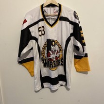 MENS XS Stoney Creek WARRIORS #53 Adidas Hockey Jersey FITS MUCH BIGGER ... - $37.06