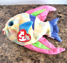 Ty Beanie Baby 2000Aruba Angel Fish Plush Stuffed Animal Toy 7&quot; w/Tags Retired - £4.01 GBP