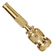 High Pressure Water Brass Nozzle Gun for 1/2&quot; Adjustable Spray, Connects Car Bik - £28.30 GBP
