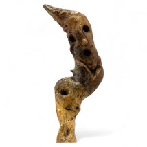 Handcrafted Driftwood Spirit Totem Sculpture  Rustic Natural Art  Unique... - $9.49