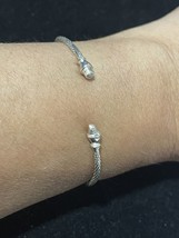 vintage sterling silver cuff bangle 7.8 gram 7.5” - $29.91