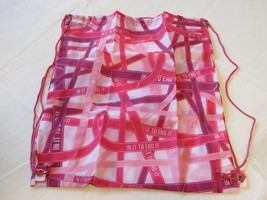 Avon Womens Ladies Breast Cancer Ribbons Backpack pinks light F3619881 N... - $15.43