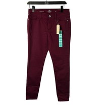 ST. JOHN&#39;S BAY Quality, Apparel  Women&#39;s Pants Skinny Leg Stretch Burgun... - $14.24