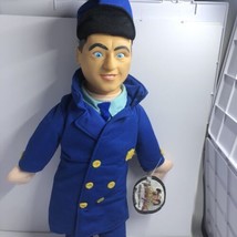 Three Stooges Moe Police Uniform 16&quot; Plush Doll Collectible. Please Read. - £7.74 GBP