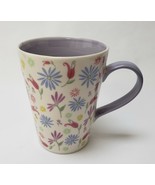 Starbucks Coffee Mug Cup Floral Flowers Purple Interior/Handle 13 fl oz ... - £31.51 GBP