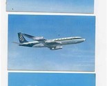 3 Olympic Airways Postcards 707-320 727-200 Acropolis 1970&#39;s - £16.61 GBP