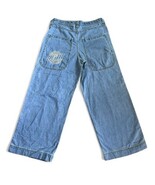 A.LAB Men’s 26&quot; Mega Rave Striped Wide Leg Baggy Blue Denim Jeans Sz 40x... - $908.28 MXN