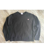 Women’s XL Champion Black Reverse Weave Crewneck Sweater Sweatshirt - $19.98