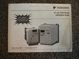 Yaskawa V7 and V74X Drives Installation Guide - $2.00