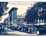 Porte Saint-Denis Street View Paris France UNP Unused DB Postcard Z4 - $7.99