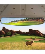 Golf cart Rear View Mirror,16.5&quot; Extra Wide 180 Degree Panoramic Rear Vi... - £23.23 GBP