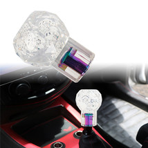 VIP Diamond Transparent Manual Clear Crystal Bubble Racing Gear Shift Knob - £13.45 GBP