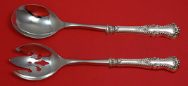 Cambridge by Gorham Sterling Silver Salad Serving Set 2pc Pierced Custom 10 1/2&quot; - £105.20 GBP