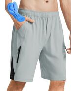 baleaf Men&#39;s Mountain Bike Shorts 3D Padded Zipper Pockets Green Size XL - $33.07 CAD