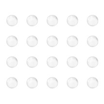 uxcell 4.5mm Solid Round Clear Glass Ball Boiling Stones Soda Lime Glass... - £10.99 GBP