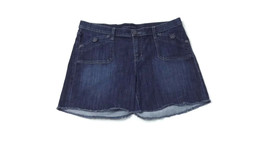 Rock &amp; Republic Womens Fringed Hem Denim Jean Shorts Size 16  Nice Shorts - $15.96