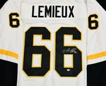 Mario Lemieux Signed Pittsburgh Penguins Hockey Jersey COA - £236.46 GBP