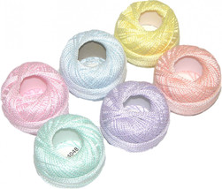 Presencia Pearl Cotton Size 5 Thread Sampler Pack Pastel - £20.74 GBP