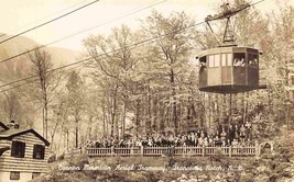 Cannon Mountain Aerial Tramway Franconia Notch New Hampshire Real Photo postcard - £6.17 GBP