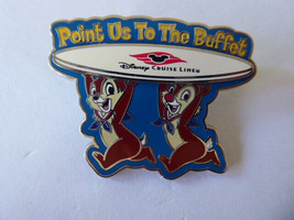 Disney Trading Pins 102111 DCL - Chip and Dale – Point us to the Buffet - £21.78 GBP