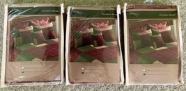 Lot Of 3 Donna Sharp Southwest Square Pillow Shams King Pillow Cases 54313 New - £31.96 GBP