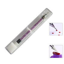 1PC Dual-ended Dotting Pen Nail Art Rhinestone Picker Pencil Crystal Handle Tool - £7.83 GBP