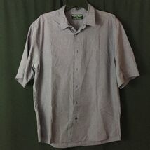 Mens - Purple Sportswear Shirt - Andrew St John - Size M (looks gray in ... - $10.19
