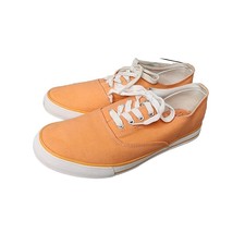 LUV America Womens Shoes 10 Sneakers Melon Orange Canvas Boat Gym Lace Up - £15.82 GBP