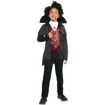 Dark Count Child Boys Medium 8 - 10 Dracula Vampire Costume - £23.73 GBP