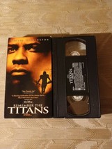 Remember The Titans VHS Disney Denzel Washington PG Will Patton Closed C... - £6.22 GBP